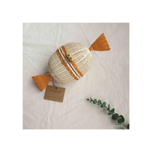 Ornements en rotin écologiques fabriqués à la main Designs de fête faits à la main pour décor de Noël Ornements de Noël 2025 - Product Image 6