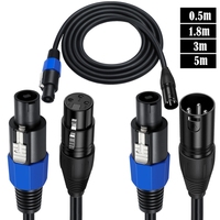 Pro Series 1m Speakon Speaker Cable (2 Core, Male To Male - View #2