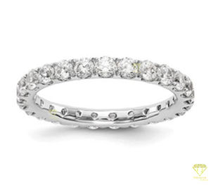 Anillo de compromiso de Halo de moissanita de corte radiante, banda de pavé brillante, joyería nupcial de inspiración vintage - Product Image 4