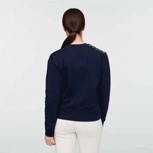 Sweat-shirt en coton décontracté personnalisable pour femmes avec broderie, différents styles, pull à logo sur le devant - Product Image 4