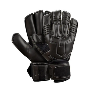 Guantes de portero de corte híbrido profesional con logotipo personalizado de látex de 4mm fabricados en Pakistán para fútbol y fútbol sala - Product Image 1
