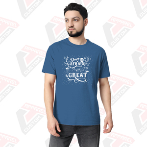 เสื้อยืดผ้าลูกฟูกสำหรับผู้ชายผ้าเดนิมผ้าลูกฟูกนุ่มใส่สบายเป็นมิตรต่อสิ่งแวดล้อมผ้าปะติด100% ผ้าคอตตอน - Product Image 5