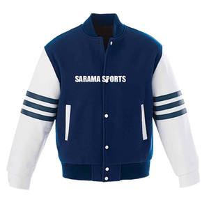 Chaqueta Universitaria Nueva en Existencia, Chaquetas Personalizadas Populares para Exteriores, Chaqueta Extra Grande con Parche Bordado de Alta Calidad para Hombre - Product Image 1