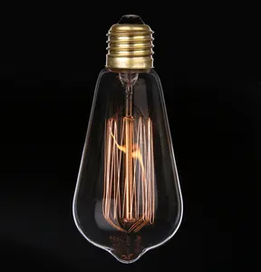 Vintage Edison Glühbirne 220V E27 40w ST64 G125 Ampulle Vintage Retro Edison Lampe Home Decor Glühbirne Glühlampe