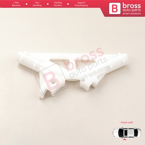 BWR910 Window Regulator Repair Spring House Wheelhouse <b>Clips</b> Bracket Front Left for ES 300 MK2 XV10 1992-1996 6980232070 - Product Image 2