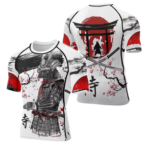 Rashguard BJJ personnalisé haute performance pour entraînement et compétition, en Spandex/Polyester, respirant, séchage rapide, anti-UV, manches longues - Product Image 1