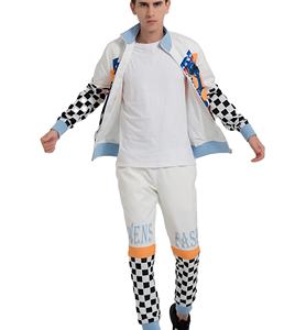 Printemps Automne Impression de logo personnalisé OEM Survêtements de sport décontractés à fermeture éclair Ensembles pour hommes Ensemble tricoté pour hommes Survêtement pour homme - Product Image 4