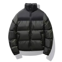 Yüksek Kaliteli Erkek Günlük Rüzgar Geçirmez Fermuarlı Şişme Mont %100 Polyester Soğuğa Dayanıklı Çoklu Renkler Sonbahar Kış