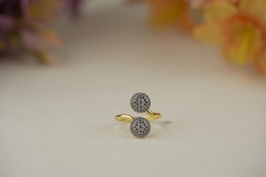 Anillo de Compromiso y Boda para Mujer, con Diamante Cultivado en Laboratorio de 0.96Ct, Corte Brillante, VS1, Certificado IGI, Oro, Oro Rosa, Plata, Moderno - Product Image 2