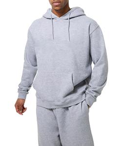 ชุดเซ็ตสองชิ้นแบบมีฮู้ดสำหรับฤดูหนาว  ชุดวอร์มกันลมสำหรับผู้ชาย แจ็คเก็ตซิปและกางเกงขายาว ชุดกีฬาสำหรับวิ่งจ๊อกกิ้ง ป้องกันไฟฟ้าสถิต น้ำหนักปานกลาง - Product Image 3