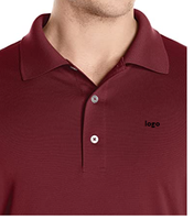 Chemise de golf pour homme, coupe classique, anti-plis, séchage rapide, couleur unie, polyester/coton, importée, fermeture boutonnée, lavage en machine – Meilleures ventes