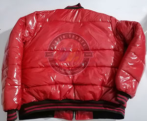 Veste matelassée de style universitaire pour hommes vente en gros manteau d'hiver à capuche et à attente légère grande taille veste en duvet rembourrée en nylon - Product Image 3