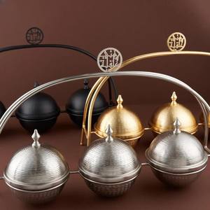 Juego de Tazones de Aluminio Desechables Estilo Árabe de Oriente Medio con Soporte, Ollas para Khajoor, Vajilla Moderna de Lujo para Bodas y Cocina - Product Image 5