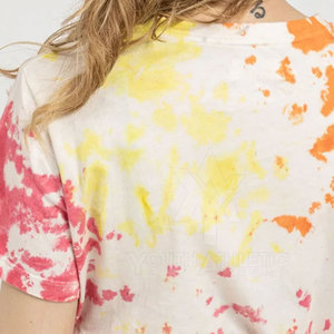 Mujer casual algodón cuello redondo manga corta ligero suave transpirable esencial verano cómodo moda diaria camiseta - Product Image 6