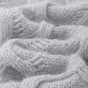 Suéter de Mohair para Mujer, el Mejor Material de Algodón, Ropa Casual, Nuevo Diseño, Invierno, Liso, Altamente Transpirable, Suéter Completo de Mohair para Mujer - Product Image 5