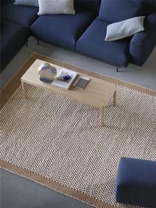 Dernier modèle Tapis tressé en laine avec boucles de galets Trendy Modern Flat Weave Meilleur prix de gros Fabricant indien Prix bon marché - Product Image 5