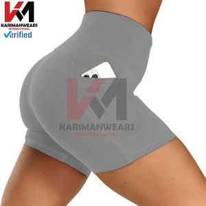 Shorts de Yoga para Mujer con Efecto Levanta Glúteos |   Shorts Deportivos de Cintura Alta sin Costuras |   Ropa Deportiva de Compresión OEM - Product Image 4