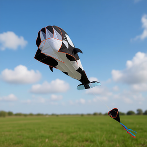 Bdt Softkite - Cometa de Línea Única con Forma de Ballena, con Línea de 30 m y 120x210+200 cm, Unisex, de 8 a 13 Años, Juguete para Exteriores - Product Image 3