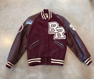 OEM Custom Men's Varsity <b>Jackets</b> with Side Stripe Stand Collar Loose <b>Patchwork</b> Zipper Fashionable Loose Fit Design - Product Image 6