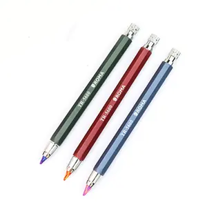 روما TR-5600 5.6 مللي متر 3 ألوان التلقائي الميكانيكية مخلب قلم رصاص لرسم الكتابة التلوين