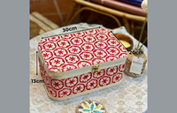 Panier-cadeau en bambou et rotin tissé à la main