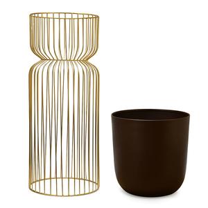 Pots de fleurs en métal de Style Vintage rustique HHO pour décor de maison et de jardin taille personnalisable/Logo enduit de puissance meilleure qualité - Product Image 1