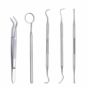 Cuchara escaladora Dental Manual de alta calidad, instrumento de Limpieza de dientes de Punta larga, acero inoxidable personalizable disponible en todo tipo - Product Image 1