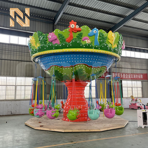 Manège Chaise Volante Dinosaure 16 Places Nova Rides – Vente Directe Usine – Mini Jeu d'Attraction pour Enfants - Product Image 4