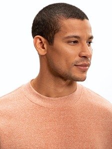 Sweat-shirt décontracté pour homme à épaules tombantes, 65 % coton, 35 % polyester, molleton surdimensionné, pull d'hiver, OEM, étiquette privée - Product Image 2