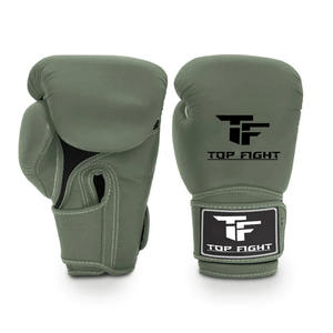 Guantes de boxeo duraderos transpirables profesionales de fábrica Logotipo personalizado Fight Sparring Training Guantes de lucha de cuero Guantes DE BOXEO - Product Image 4