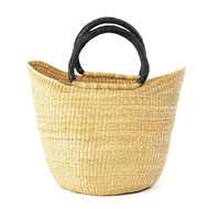 Sac en raphia jonc de mer de qualité supérieure sacs d'herbe de mer de luxe panier de paille fait main fabriqué au Vietnam