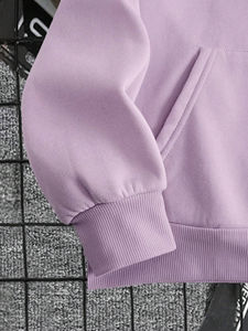 Prix d'usine – Sweat à capuche noir surdimensionné pour homme, épais et confortable, 100 % coton, logo personnalisé, respirant - Product Image 3