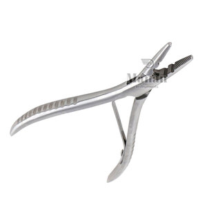 Pince à extensions capillaires en acier inoxydable durable pour extensions à la kératine, à la colle et à micro-perles, usage professionnel en salon - Product Image 4