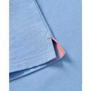 Stock prêt Polo uni pour homme T-shirt polo à manches courtes doux 100% coton biologique Prix de gros Vêtements avec impression personnalisée - Product Image 4