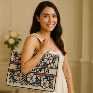 Bolso con cuentas personalizado, bolso de boda personalizado, bolso con cuentas florales, bolso de boda personalizado, regalo de dama de honor, bolso floral azul, - Product Image 5