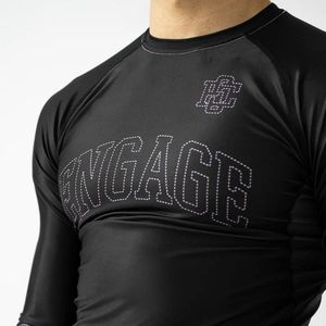 Rashguard de compression pour homme, chemise de compression personnalisée, rashguard à manches longues avec logo personnalisé, vente en gros, en spandex pour homme - Product Image 3