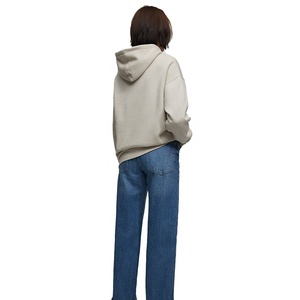 Sweat-shirt à capuche pour femme de haute qualité, 100% coton, lourd, écologique, logo personnalisé, streetwear, confortable - Product Image 3