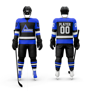 Wholesale Custom Eco-Friendly Polyester Ice Hockey Jerseys Teamwear Logo Printing OEM Service Factory Supplier for Team Name - Product Image 5