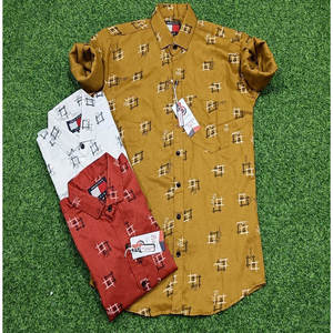 New 2023 Stylish 100% Cotton Printed Full Sleeve <b>Men</b> <b>Shirt</b> Casual and Comfortable <b>Shirts</b> With Different Color and Sizes - Product Image 4