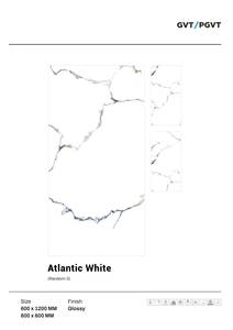 Série Endless Carreaux de porcelaine brillants 600x1200mm Carreaux vitrifiés émaillés européens modernes pour une résistance conçue pour l'exportation - Product Image 5