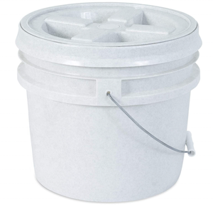 Secchio in Plastica da 5 Galloni con Coperchi Gamma Seal a Vite per la Conservazione di Cereali/Farina/Prodotti Deperibili - Product Image 6