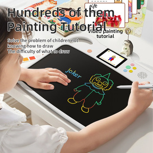 2 <span class=keywords><strong>en</strong></span> 1, nuevos Blocs de escritura Digital LCD para niños, de aprendizaje automático juguete de escritura y dibujo, juguetes de pizarra de doble función - Product Image 4