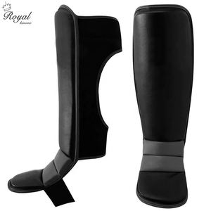 Espinillera de cuero personalizada de alta calidad, respetuosa con el medio ambiente, ajustable, boxeo, MMA, protección de seguridad, personalizable, multicolor - Product Image 4