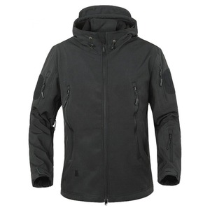 Veste Softshell de qualité export avec capuche, veste imperméable, vestes doublées, randonnée en plein air - Product Image 1