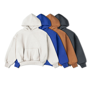 Sudadera con capucha de invierno para hombre Custom Heavyweight 400 GSM Hoodie 600 GSM Sudadera con capucha de doble capa de lana de alta calidad 2025 - Product Image 1