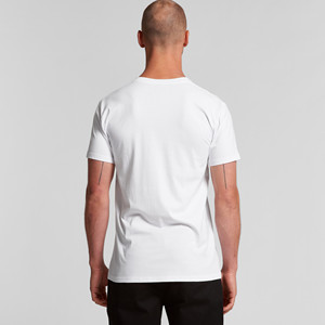 Camisetas con Logo personalizado para hombre, ropa de calle con cuello en V, OEM, alta calidad, peso pesado - Product Image 5