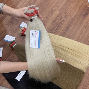 Meilleures ventes en gros de cheveux humains en vrac, extensions de cheveux humains vietnamiens de nombreuses couleurs - Product Image 1