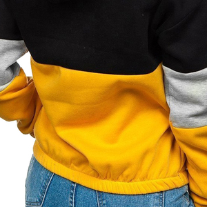 Professional Quality Women's Half Zip Hoodie 360g Cotton Sweatshirt Long <b>Winter</b> <b>Tops</b> with Hooded Collar - Product Image 5