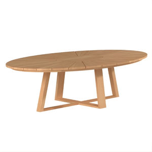 Ensemble de canapés de jardin en teck massif, élégant et moderne, résistant aux intempéries, pour villa, appartement, patio, terrasse, bord de piscine, hôtel - Product Image 6