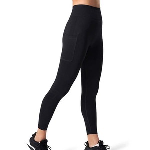 Ropa deportiva de color negro Fitness Yoga Wear Leggings y conjuntos de sujetador Spandex poliéster con bolsillo mujeres entrenamiento Yoga conjuntos para la venta - Product Image 2